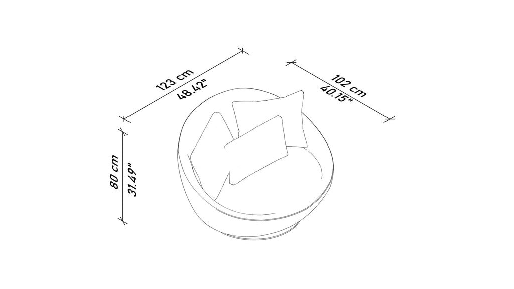 Arte 360 Swivel Armchair