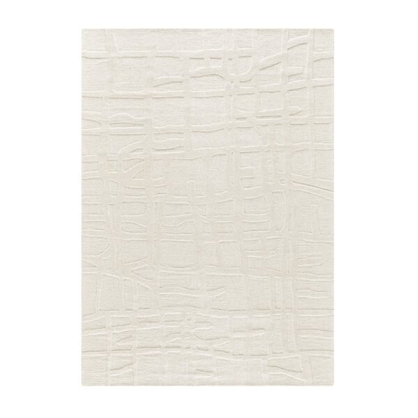 Alessio Ivory Hand Tufted Wool Rug